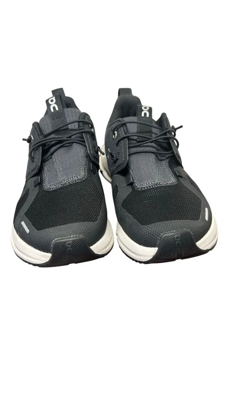 On Cloud Running Shoes Youth 3.5 Black White CloudTec Sneakers